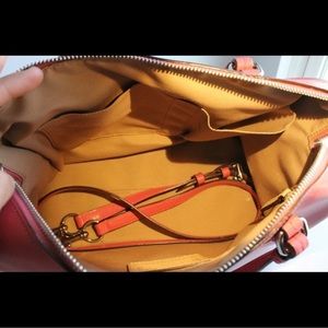 Coach leather Nancy Satchel purse -Strawberry pink